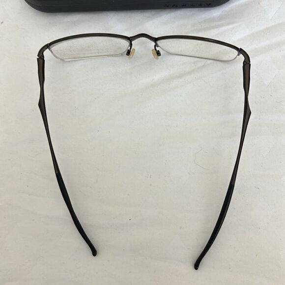 Oakley Clubface OX3102-0154 Polished Black Half Rim Eyeglasses w/case - Picture 3 of 6